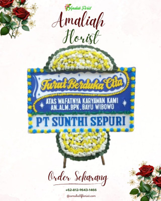 Papan Bunga Duka di Cipondoh