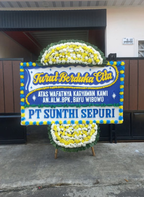 Papan Bunga Duka di Cipondoh