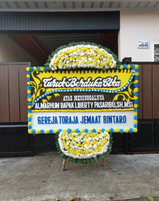 Papan Bunga Duka di Cipondoh