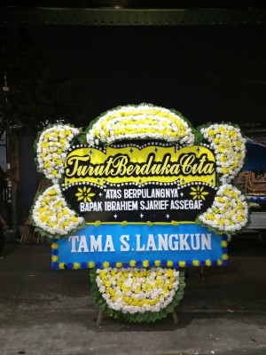 Papan Bunga Duka di Cipondoh